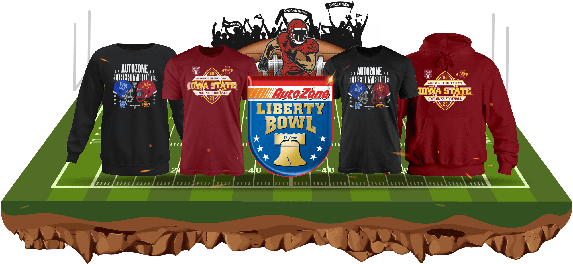 AutoZone Liberty Bowl: Iowa State Cyclones vs. Memphis Tigers